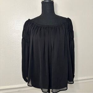 Express Elegant Black Blouse